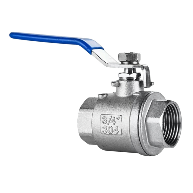 1000psi Bsp Thread Ball Valve Price 1/2" SS304/316L 2PCS Stainless Steel Ball Valve