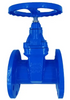 Cast Iron Pn16 Non-Rising Flange Type Non Rising Stem Soft Sealing Ductile Cast Iron Sluice Gate Valve Flange Sluice Gate Valve