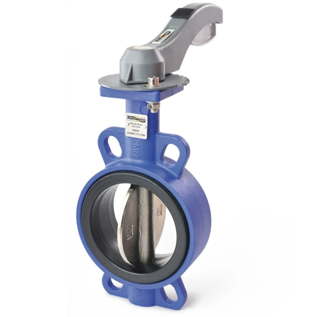 Ductile Iron Cast Iron Wafer Butterfly Valves with Rubber Lining