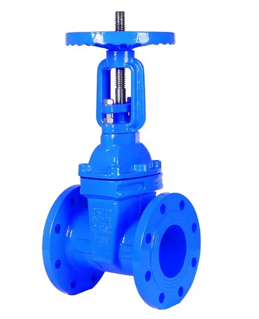 Cast Iron Pn16 Non-Rising Flange Type Non Rising Stem Soft Sealing Ductile Cast Iron Sluice Gate Valve Flange Sluice Gate Valve