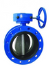 BS Standard Pn16 Ductile Cast Iron Ggg50 Gear Operated Resilient Seated Double Flanged Butterfly Valve 4 Inch