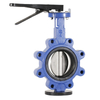 Simple Structure Stainless Steel Manual Soft Seal Wafer Type Turbine Butterfly Valve